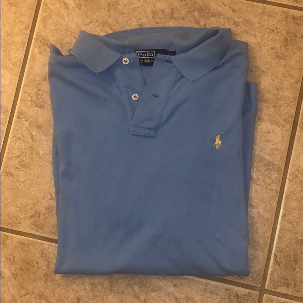 Blue polo